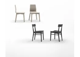 sedia in legno