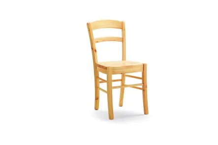 sedia in legno