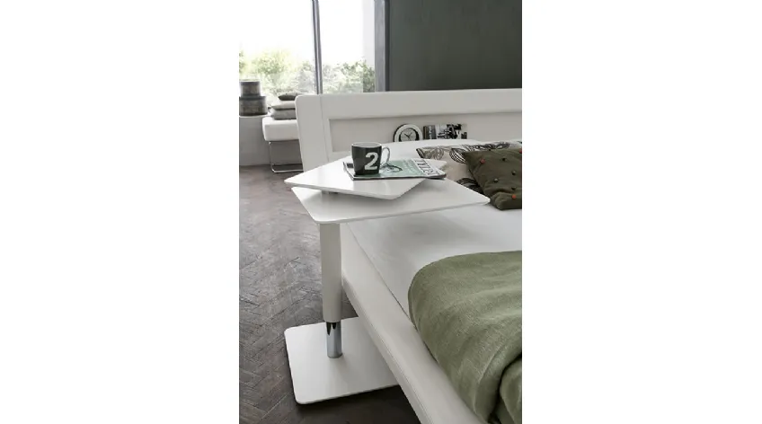 Comodino moderno trasformabile in laccato opaco Twist di Target Point