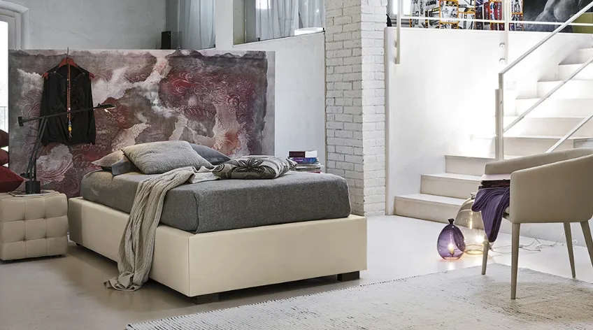 Letto alla francese Sommier imbottito moderno in tessuto di Target Point