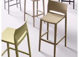 Sgabello Comp 7 in plastica di AF Ferrero