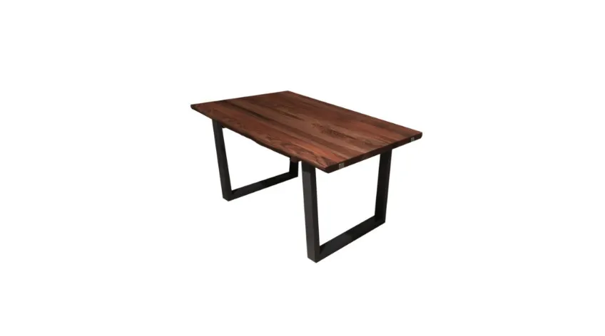 Tavolo di design in legno e metallo Nervi di Tavolobello