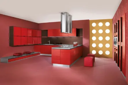 Cucina con penisola Anice di Arrex