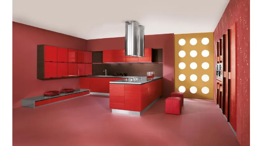 Cucina con penisola Anice di Arrex