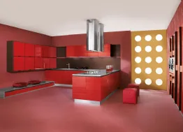 Cucina con penisola Anice di Arrex