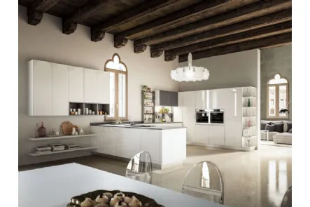 Cucina ad angolo con penisola Brillante di Arrex