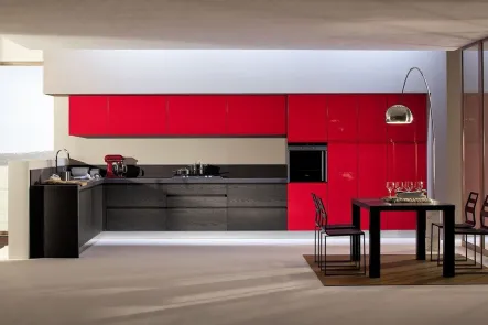 Cucina ad angolo Arcobaleno di Arrex