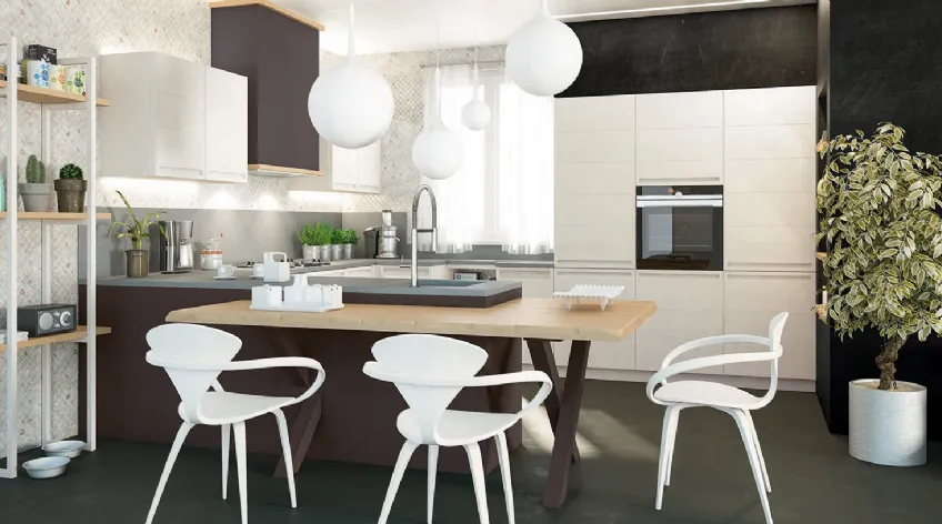 Cucina moderna Designa Bianco di Zappalorto